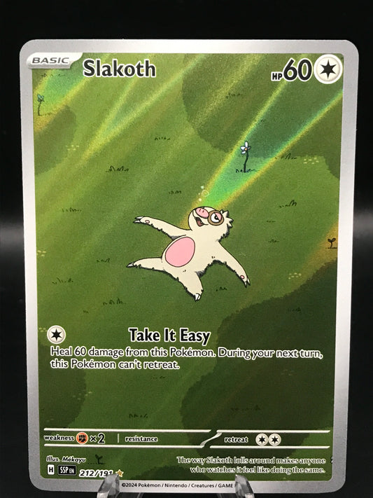 Pokémon TCG 2024 Slakoth 212/191  S&V: Surging Sparks