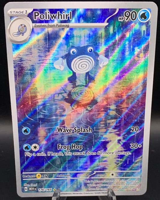 Pokémon TCG: 2023 Poliwhirl 176/165 S&V Pokemon 151