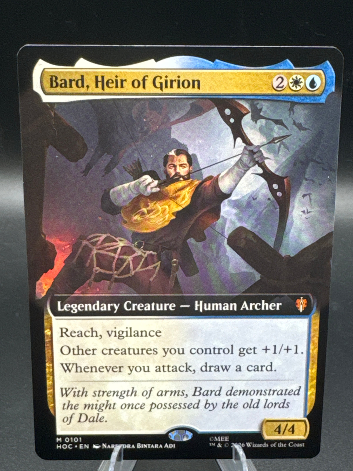 Magic The Gathering: Bard, Heir of Girion (Extended Art) - The Hobbit: Eternal-Legal