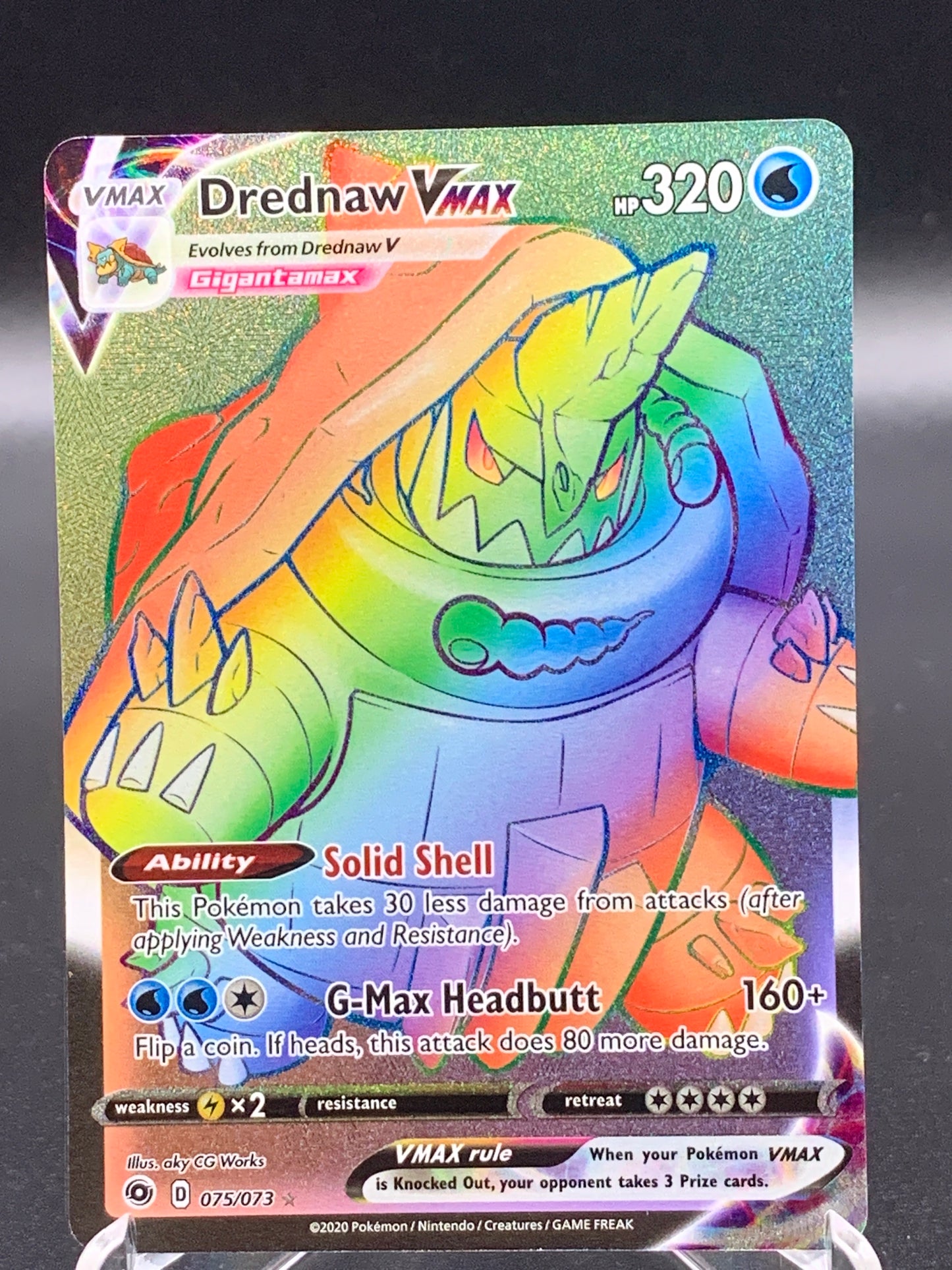 Pokémon TCG: 2020 Drednaw Vmax 075/073 Champions Path