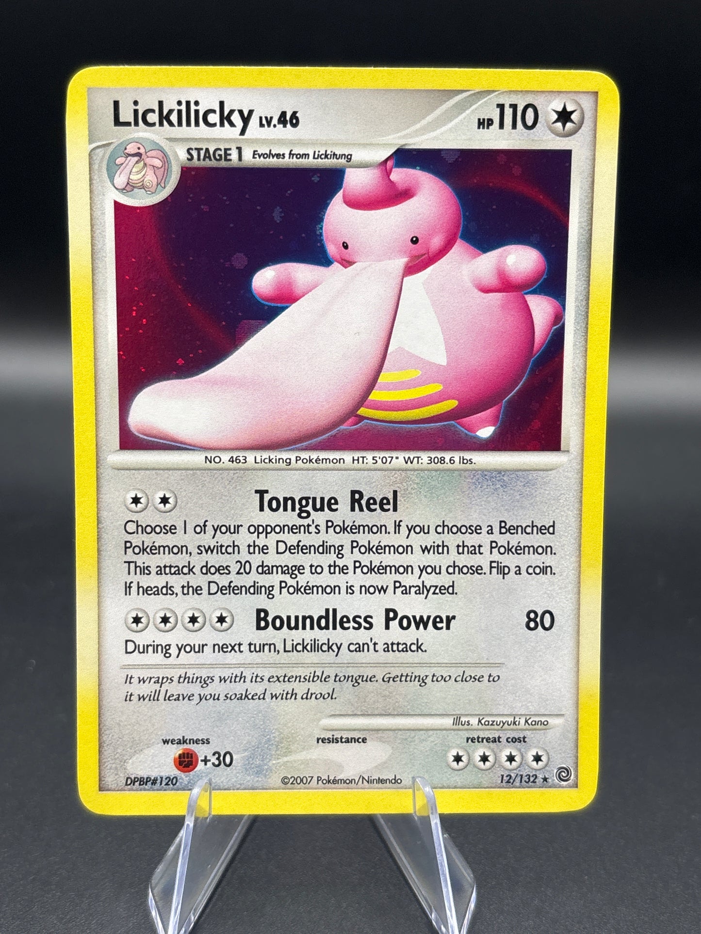 Pokémon TCG: 2007 Lickilicky 12/132 Secret Wonders Holo