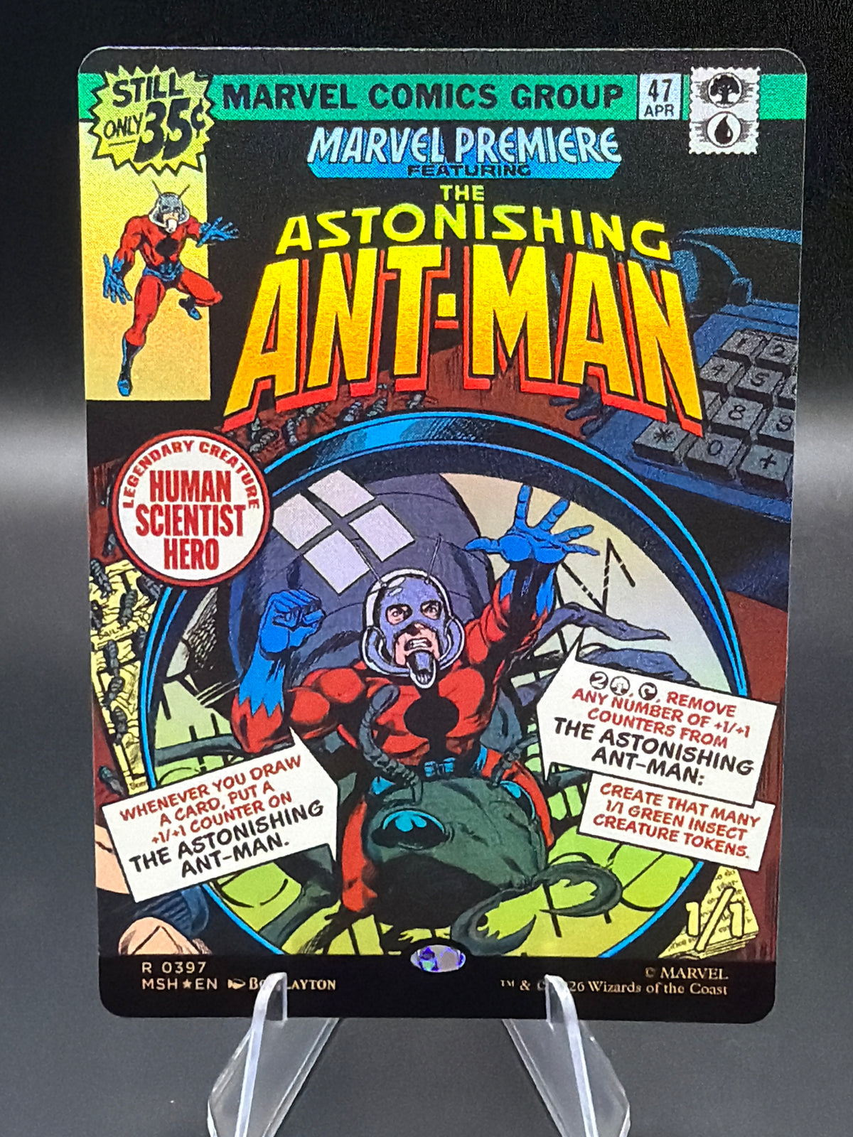 MTG TCG: 2026 The Astonishing Ant-Man (Borderless) (Foil) - 0397 - Marvel Super Heroes (MSH)