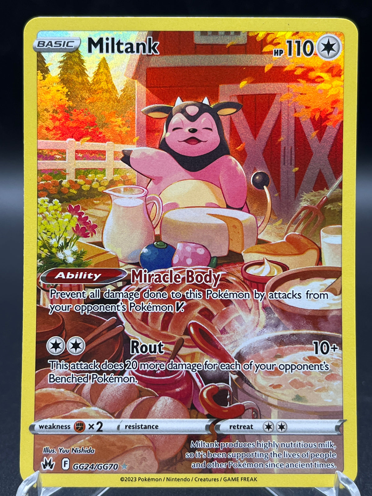 Pokémon TCG: 2023 Miltank GG24/GG70 SWSH: Crown Zenith Galarian Gallery