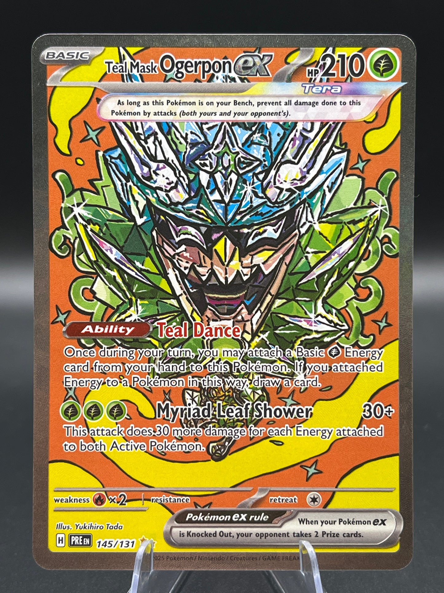 Pokémon TCG: 2024 Teal Mask Ogerpon ex 145/131 SV: Prismatic Evolutions Alt Art