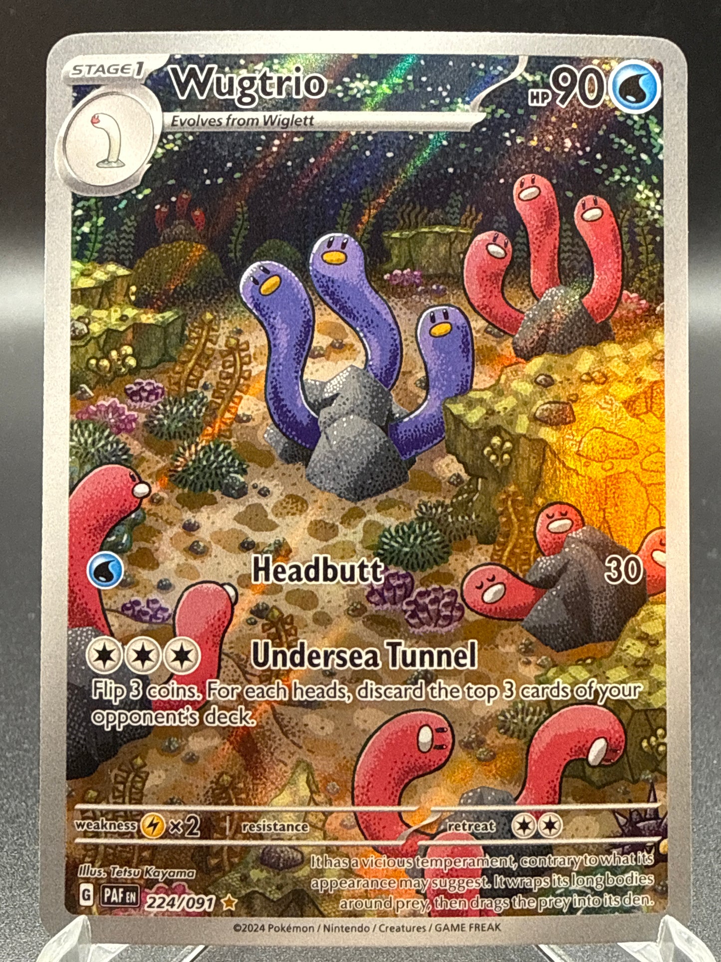 Pokémon TCG: 2024 Wugtrio - 224/091 - SV: Paldean Fates
