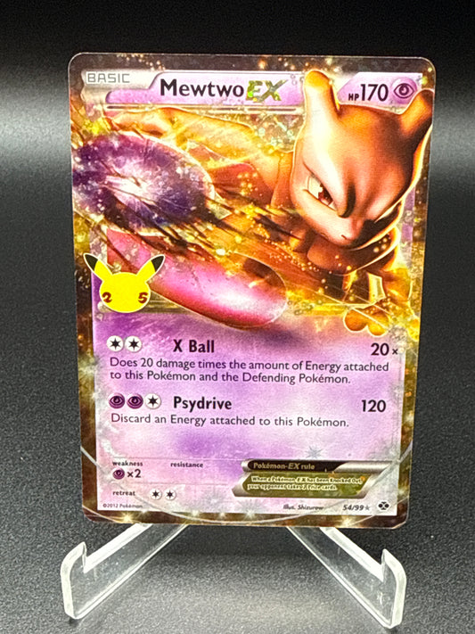 Pokémon TCG: 2021 Mewtwo EX 54/99 SWSH: Celebrations Classic Collection