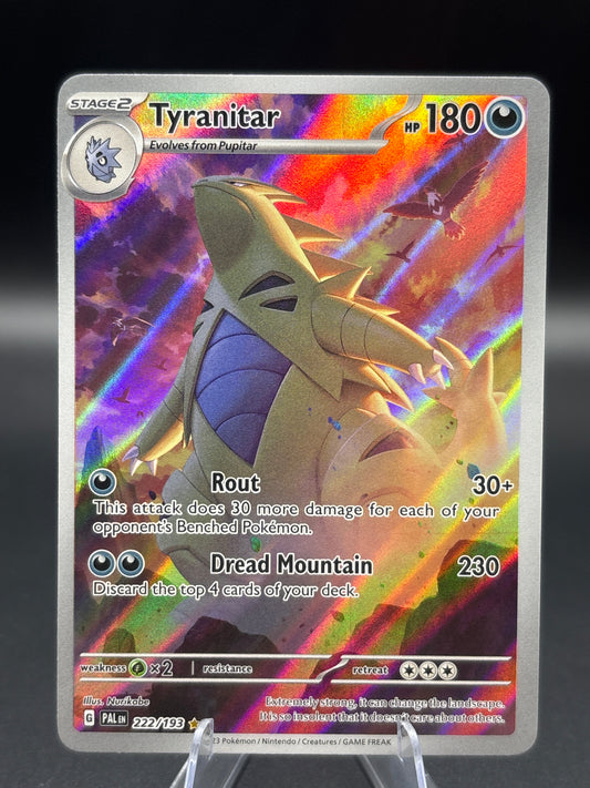 Pokémon TCG: 2023 Tyranitar 222/193 S&V Paldea Evolved