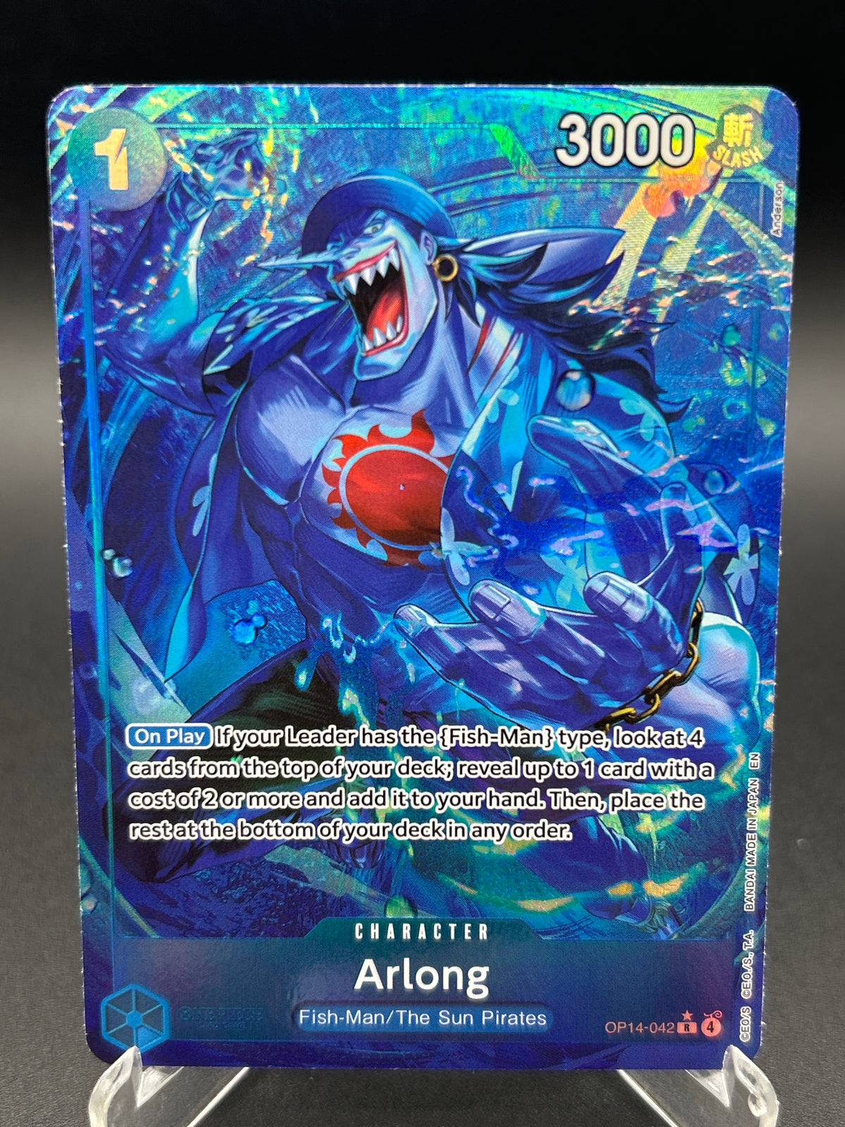 One Piece TCG: Arlong - OP14-042 (Alternate Art) - The Azure Sea's Seven