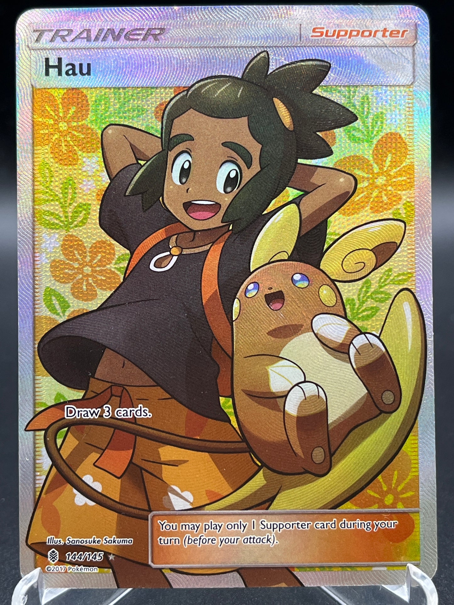 Pokémon TCG: 2017 Hau 144/145 SM: Guardians Rising (Damaged)