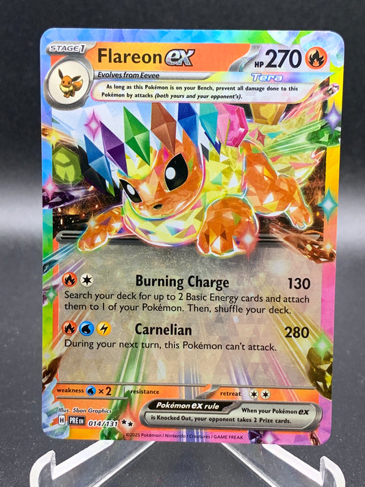 Pokémon TCG: 2025 - Flareon ex - 014/131 - SV: Prismatic Evolutions