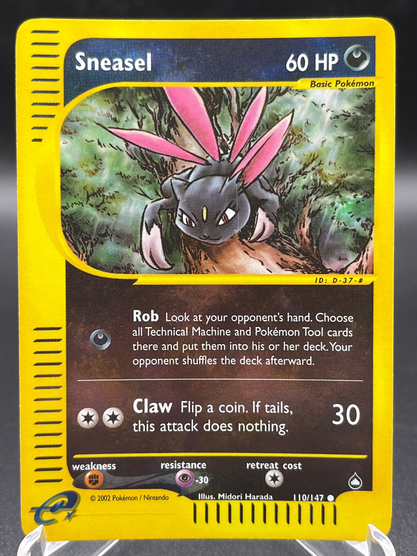 Pokémon TCG: 2002 Sneasel 110/147 - Aquapolis Reverse Holo