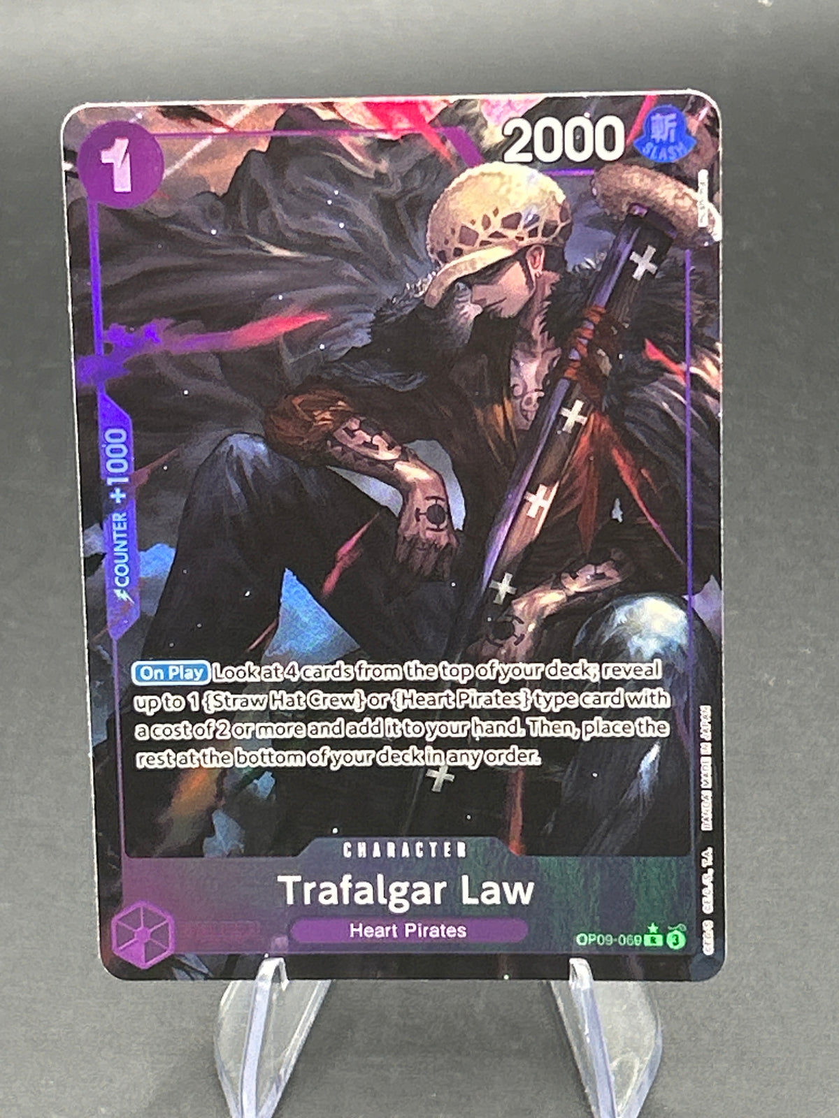One Piece TCG: Trafalgar Law (069) (Parallel) - Emperors in the New World (OP09)