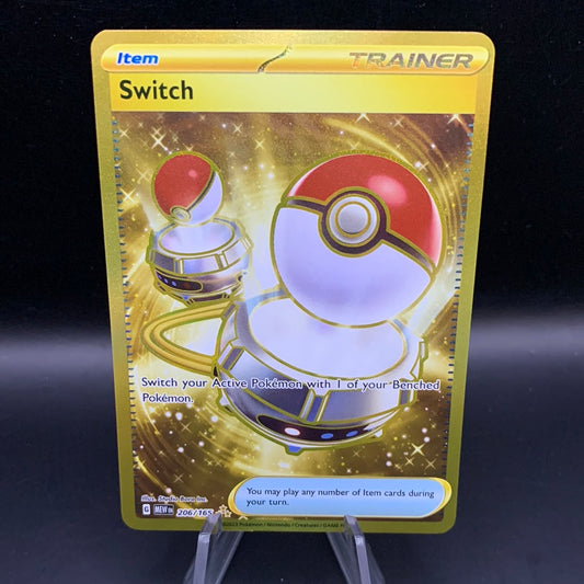 Pokemon TCG: 2023 Switch 206/165 Scarlet & Violet 151 Gold