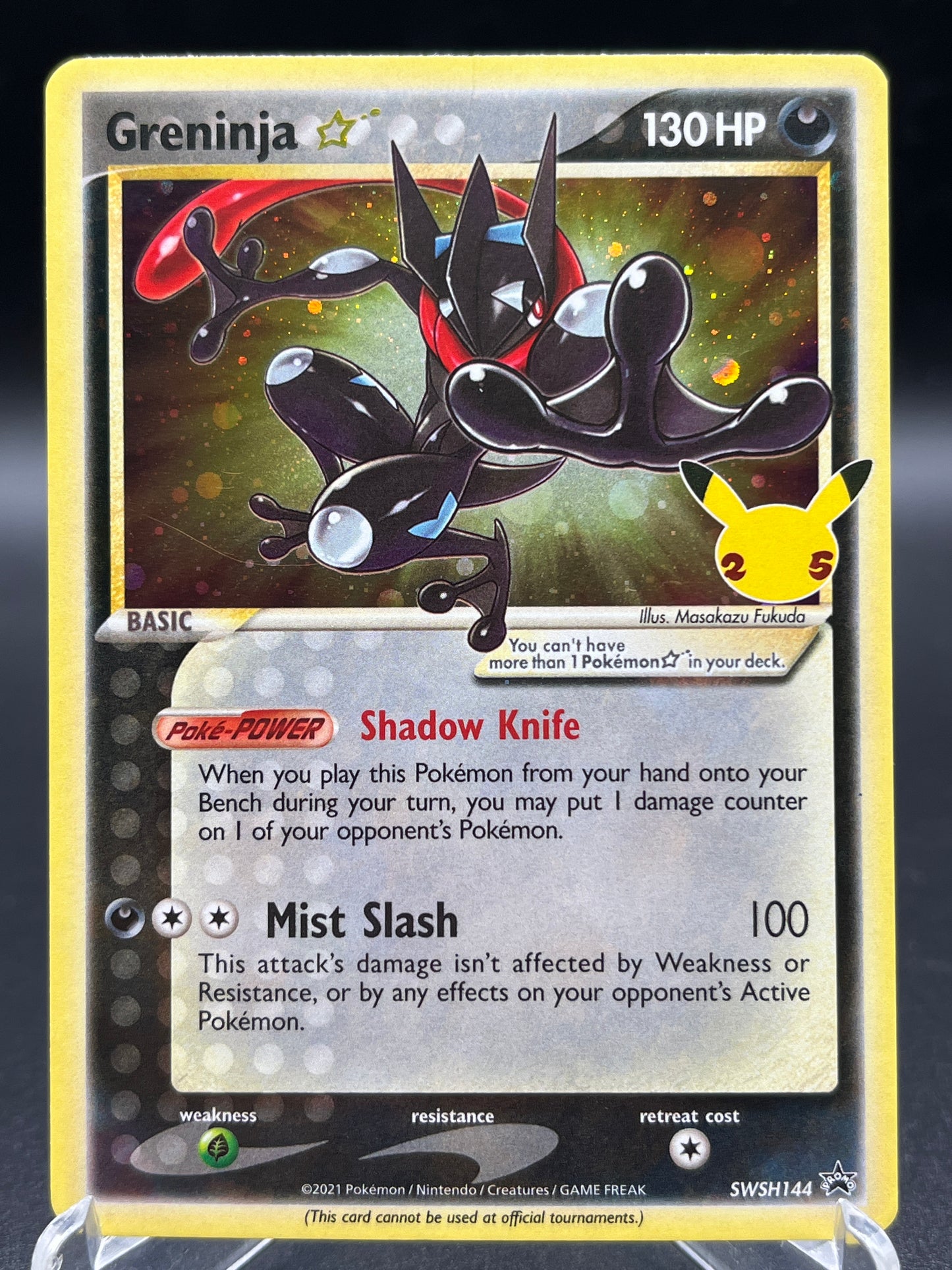 Pokémon TCG: 2021 Greninja Gold Star SWSH144 SWSH: Sword & Shield Promos