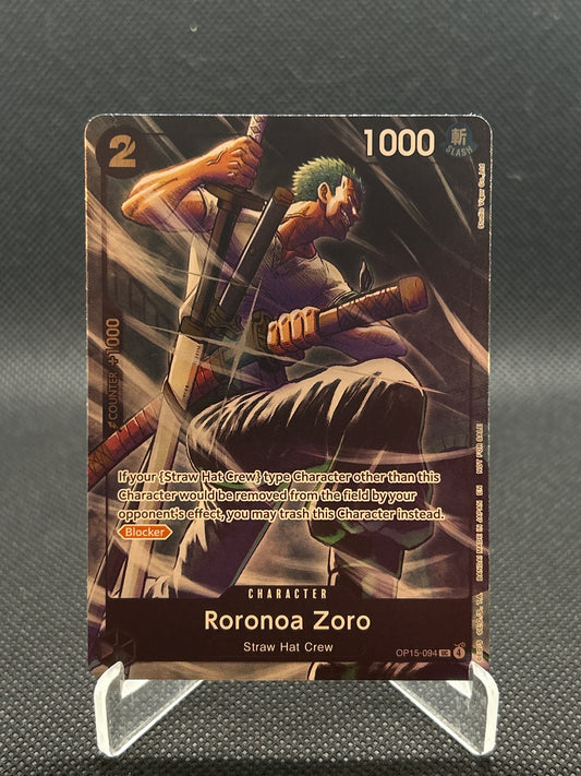 One Piece TCG: Roronoa Zoro OP15-094 Dash Pack Adventure on Kami's Island
