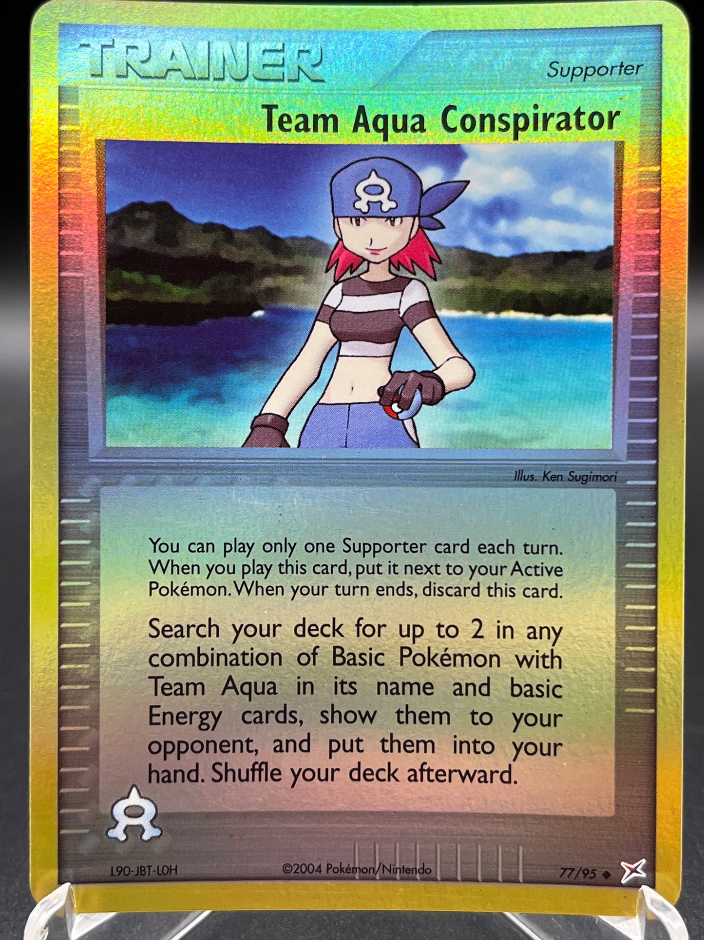 Pokémon TCG: 2004 Team Aqua Conspirator 77/95 - Team Magma vs Team Aqua