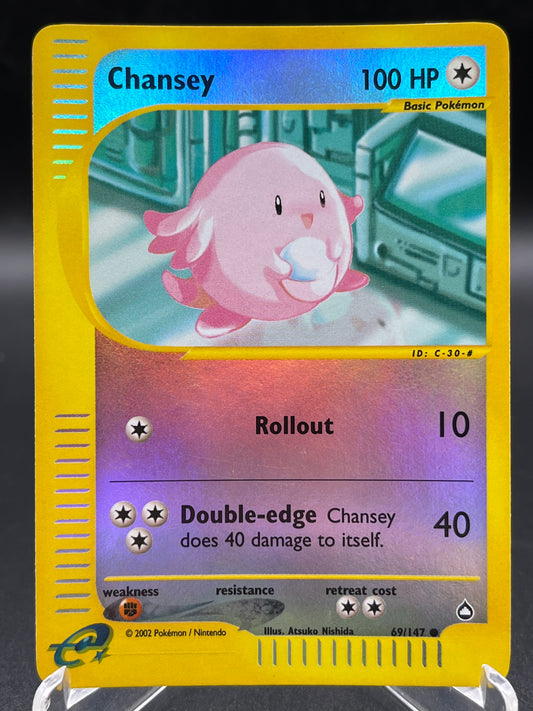 Pokémon TCG: 2002 Chansey 69/147 - Aquapolis Reverse Holo