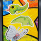 Pokémon: Caterpie, Metapod, and Butterfree The Movie Sticker & Puzzle Card 11