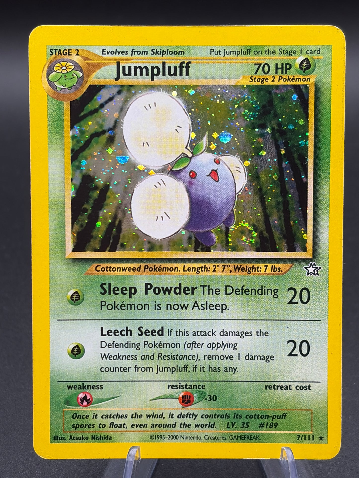 Pokémon TCG: 2000 Jumpluff 7/111 Neo Genesis Holo