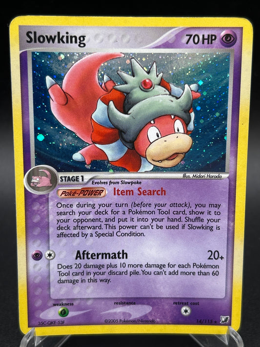Pokémon TCG: 2005 Slowking 14/115 Unseen Forces Holo