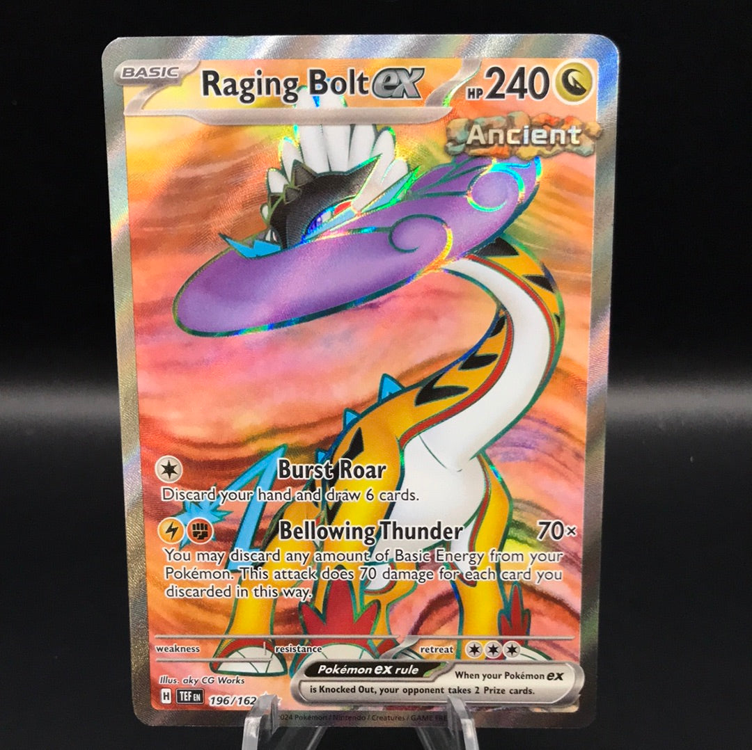 Pokémon TCG: 2024 Raging Bolt ex 196/162 SV: Temporal Forces