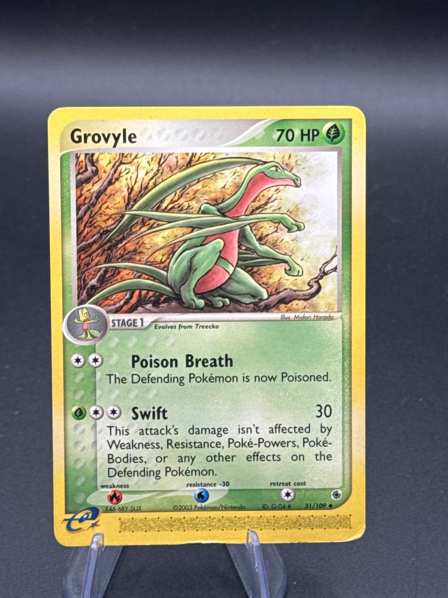 Pokémon TCG: 2003 Grovyle - 31/109 - Ruby and Sapphire