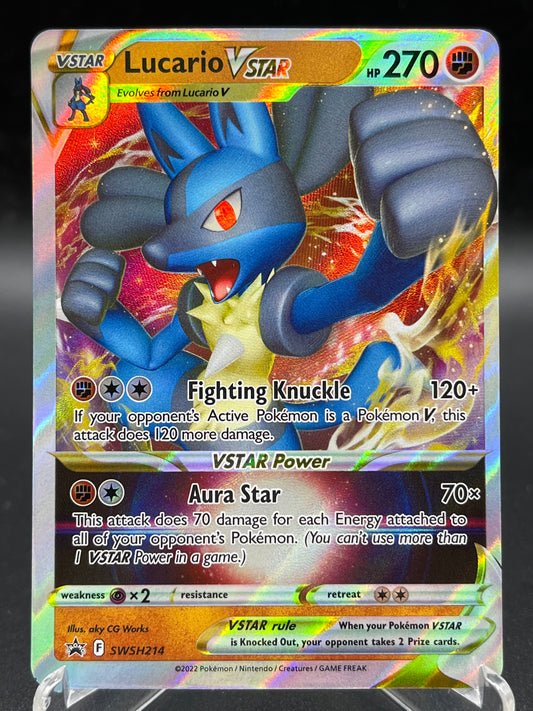 Pokémon TCG: 2023 Lucario VSTAR - SWSH214 - SWSH: Sword & Shield Promo Cards