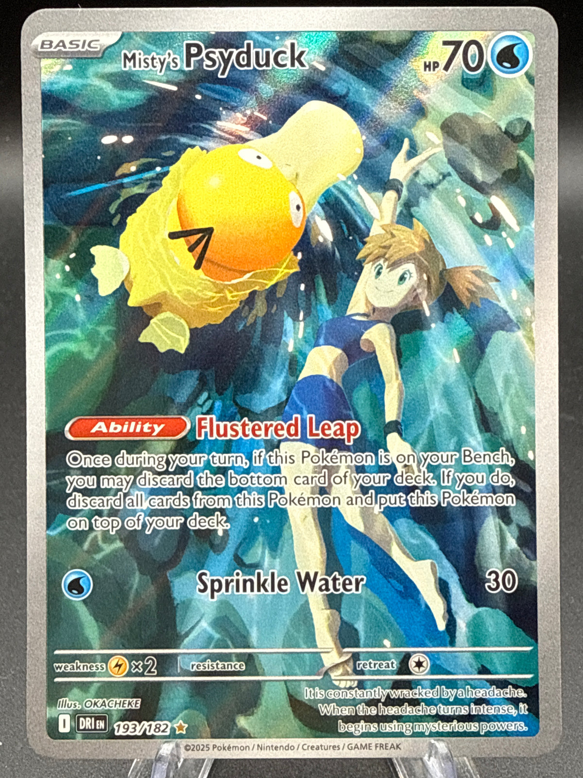 Pokémon TCG: 2025 Misty's Psyduck - 193/182 - SV: Destined Rivals