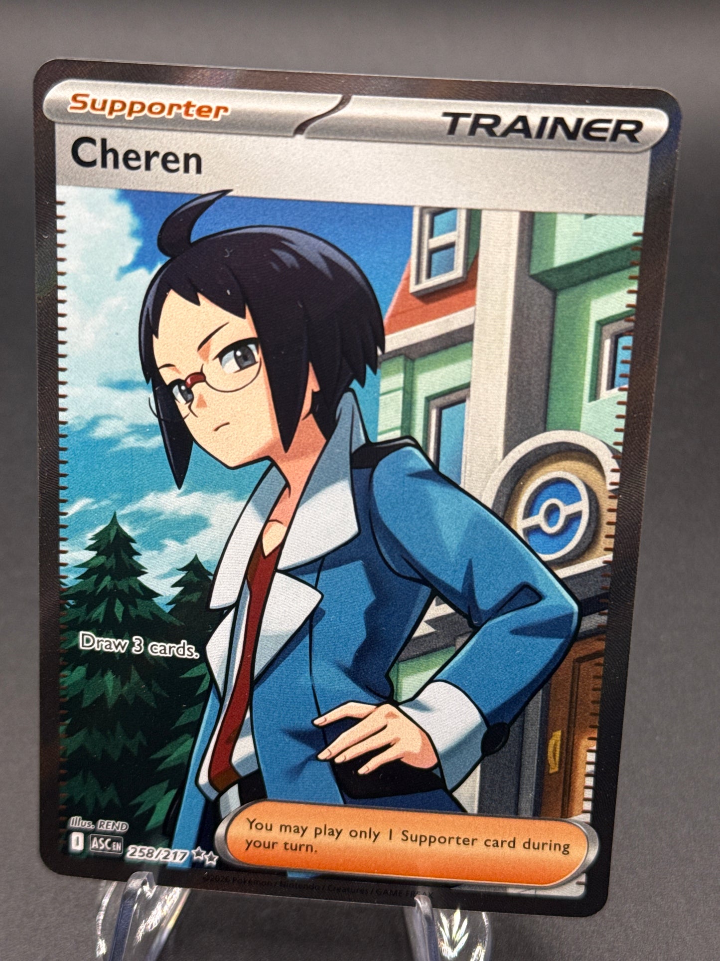 Pokémon TCG: 2026 Cheren 258/217 - ME: Ascended Heroes