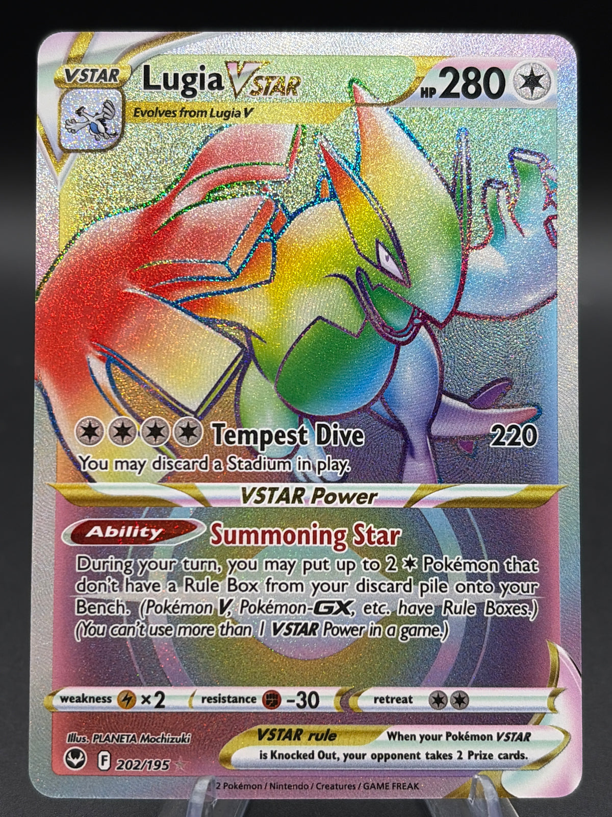 Pokémon TCG: 2022 Lugia VSTAR - 202/195  - SWSH: Silver Tempest