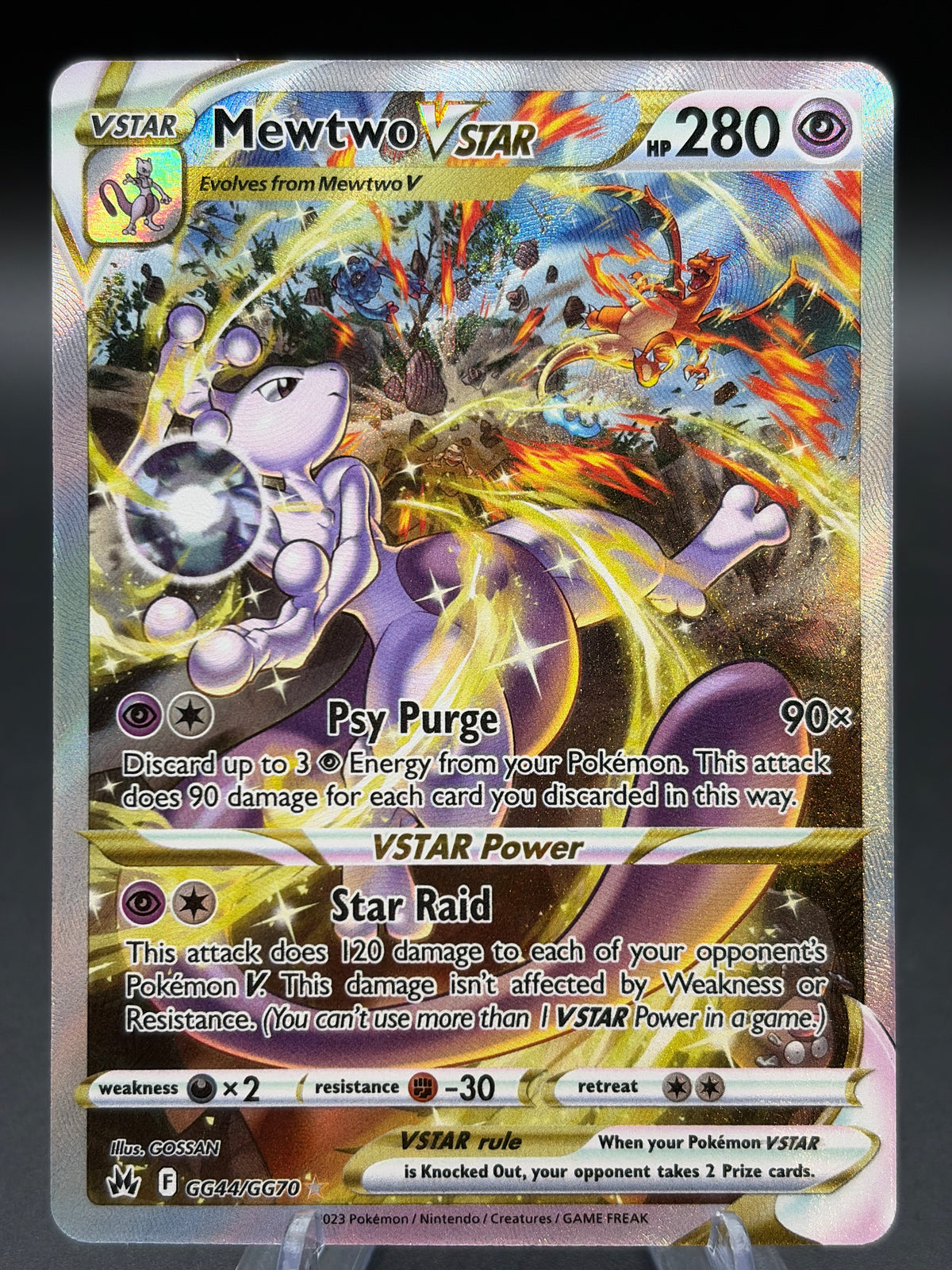 Pokémon TCG: 2023 Mewtwo VSTAR GG44/GG70 SWSH: Crown Zenith Galarian Gallery