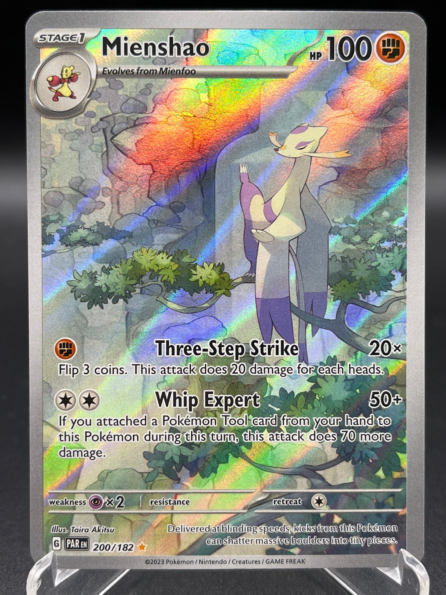 Pokémon TCG: 2023 Mienshao 200/182 SV: Paradox Rift
