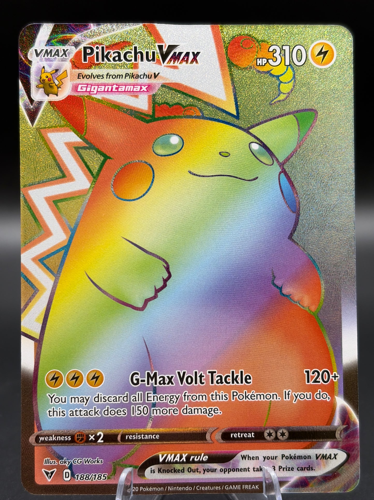 Pokémon TCG: 2020 Pikachu VMAX 188/185 SWSH: Vivid Voltage