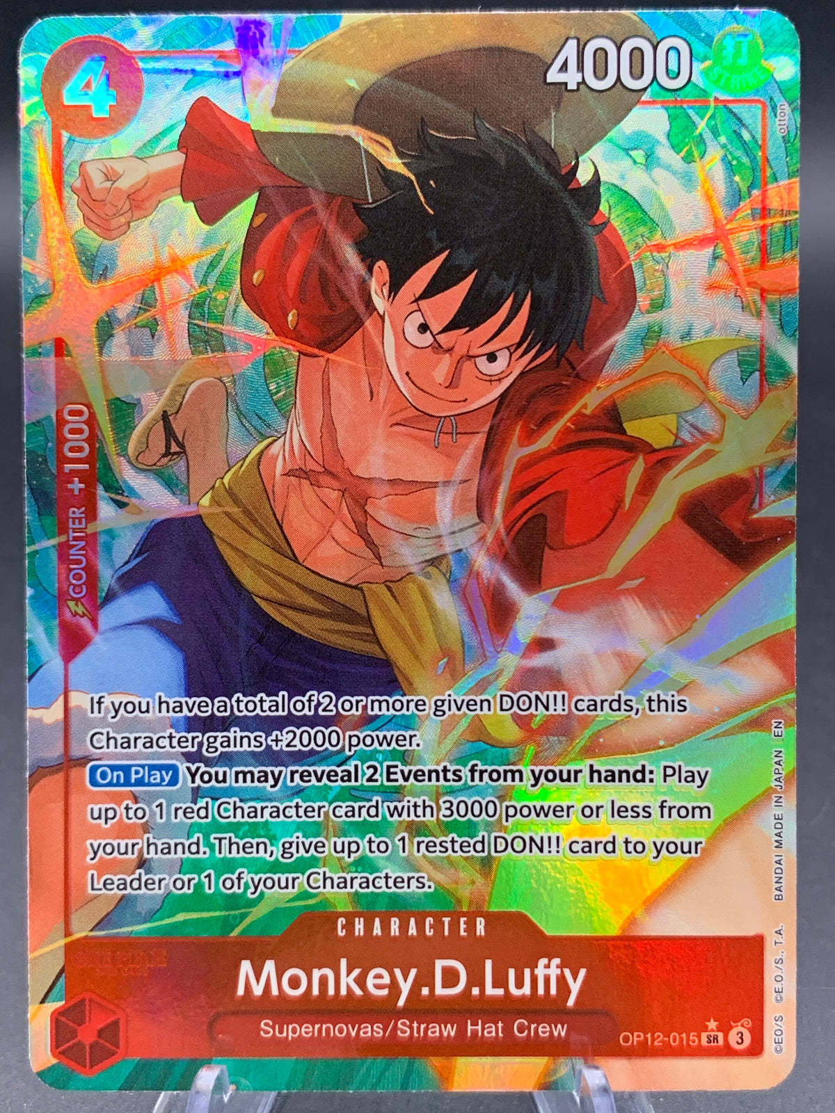 One Piece TCG: Monkey.D.Luffy (Alternate Art) OP12-015 - Legacy of the Master (OP12)