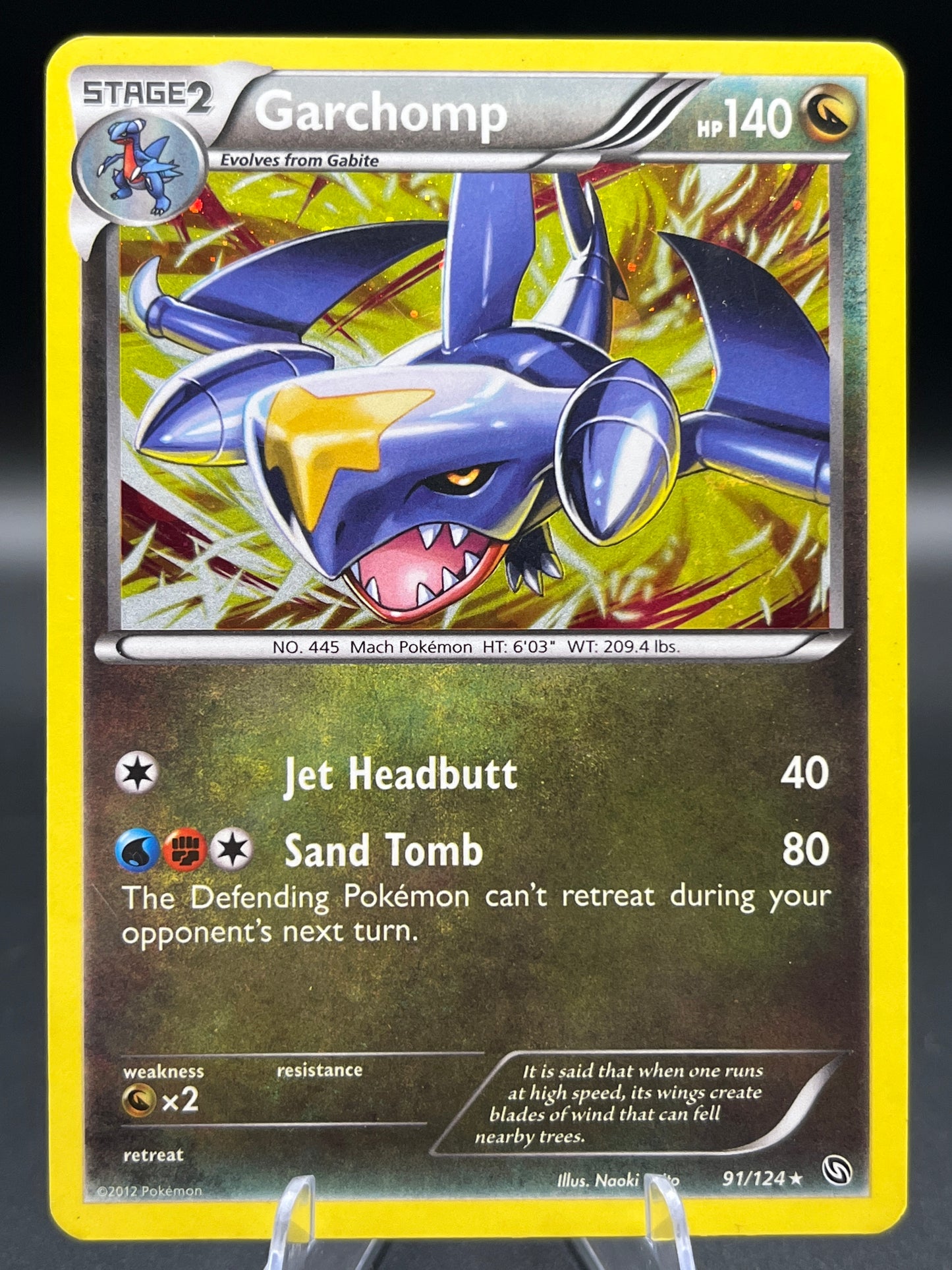 Pokémon TCG: 2012 Garchomp Reverse Holo 91/124 - Dragons Exalted