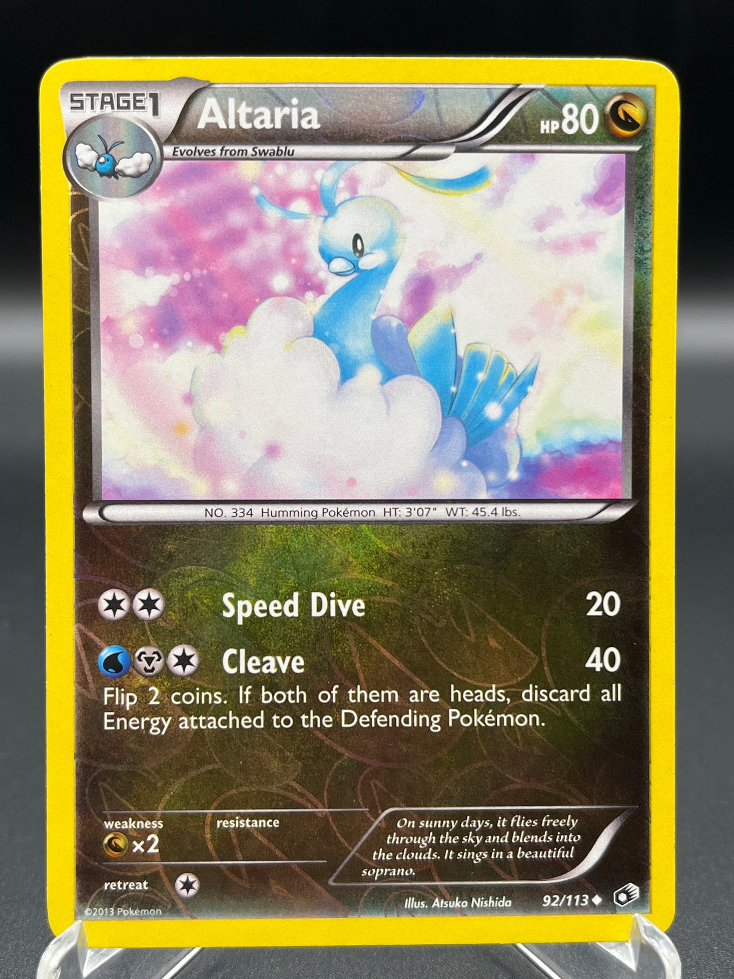 Pokémon TCG: 2013 Altaria 92/113 - Legendary Treasures Reverse Holo