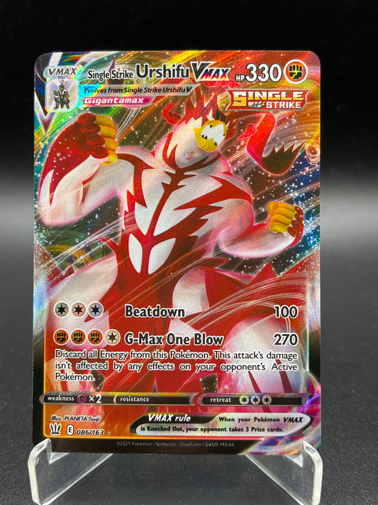 Pokémon TCG: 2021 Single Strike Urshifu Vmax 086/163 SWSH: Battle Styles
