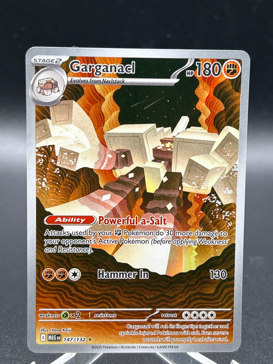 Pokémon TCG: 2025 Garganacl 147/132 MEG: Mega Evolution
