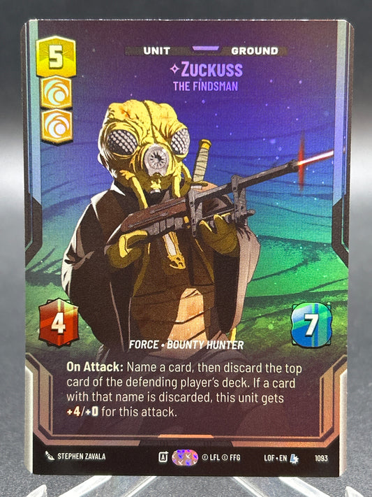 Star Wars TCG: Zuckuss - The Findsman (Prestige Foil) - Legends of the Force (LOF)