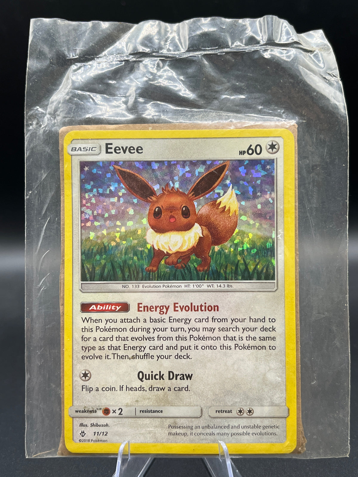Pokémon TCG: 2018 Eevee - 11/12 - McDonald's Promos 2018 Sealed