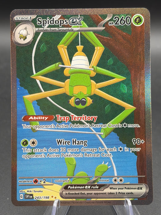 Pokémon TCG: 2023 Spidops ex - 243/198 - SV: Scarlet & Violet Base Set