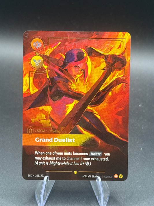 Riftbound TCG:  Fiora, Grand Duelist 251/221 (Overnumbered) - Spiritforged