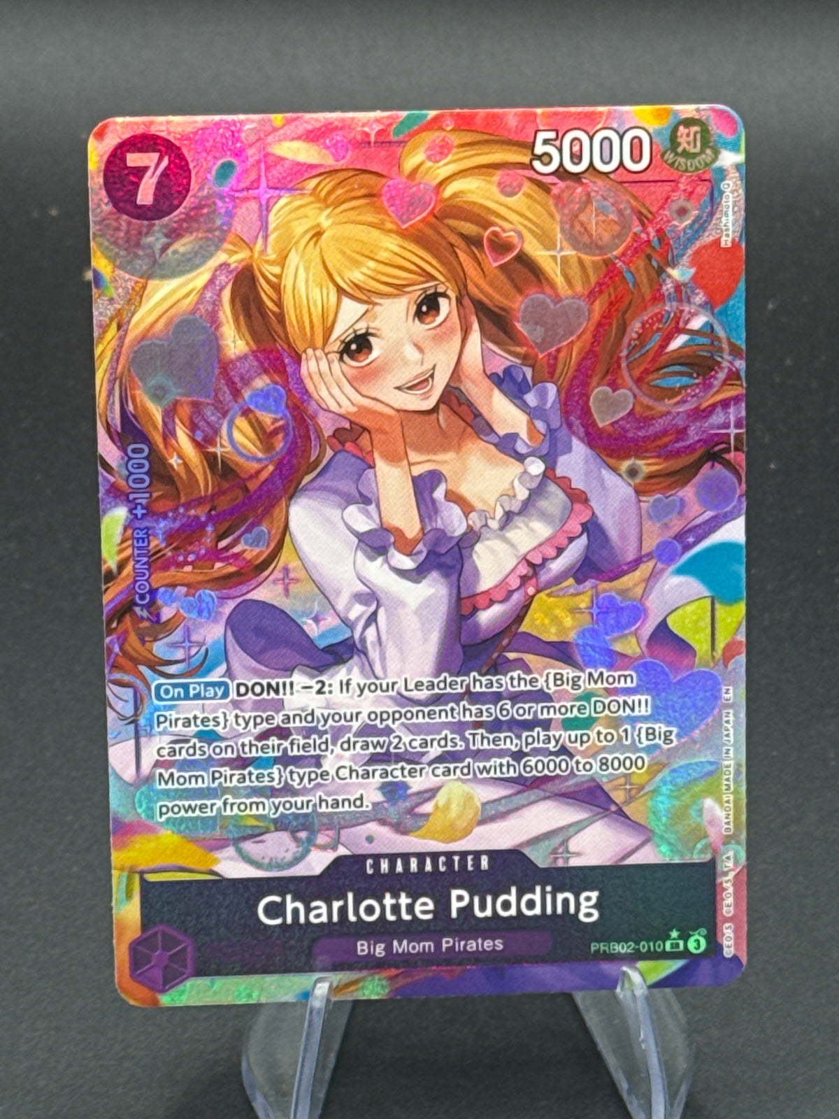 One Piece TCG: Charlotte Pudding - PRB02-010 (Alternate Art) - Premium Booster -The Best- Vol. 2