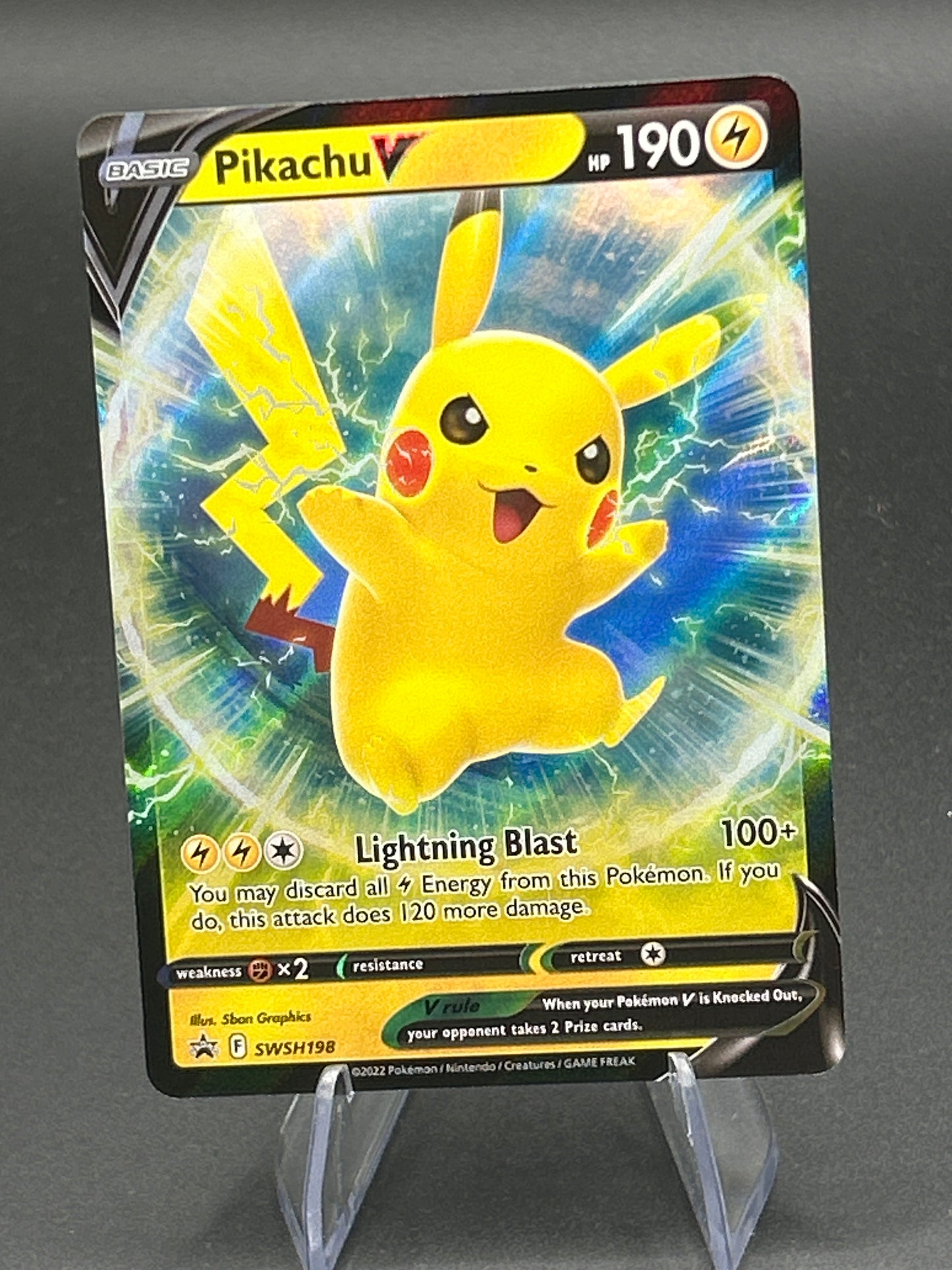 Pokémon TCG: 2022 Pikachu V - SWSH198 - SWSH: Sword & Shield Promo Cards