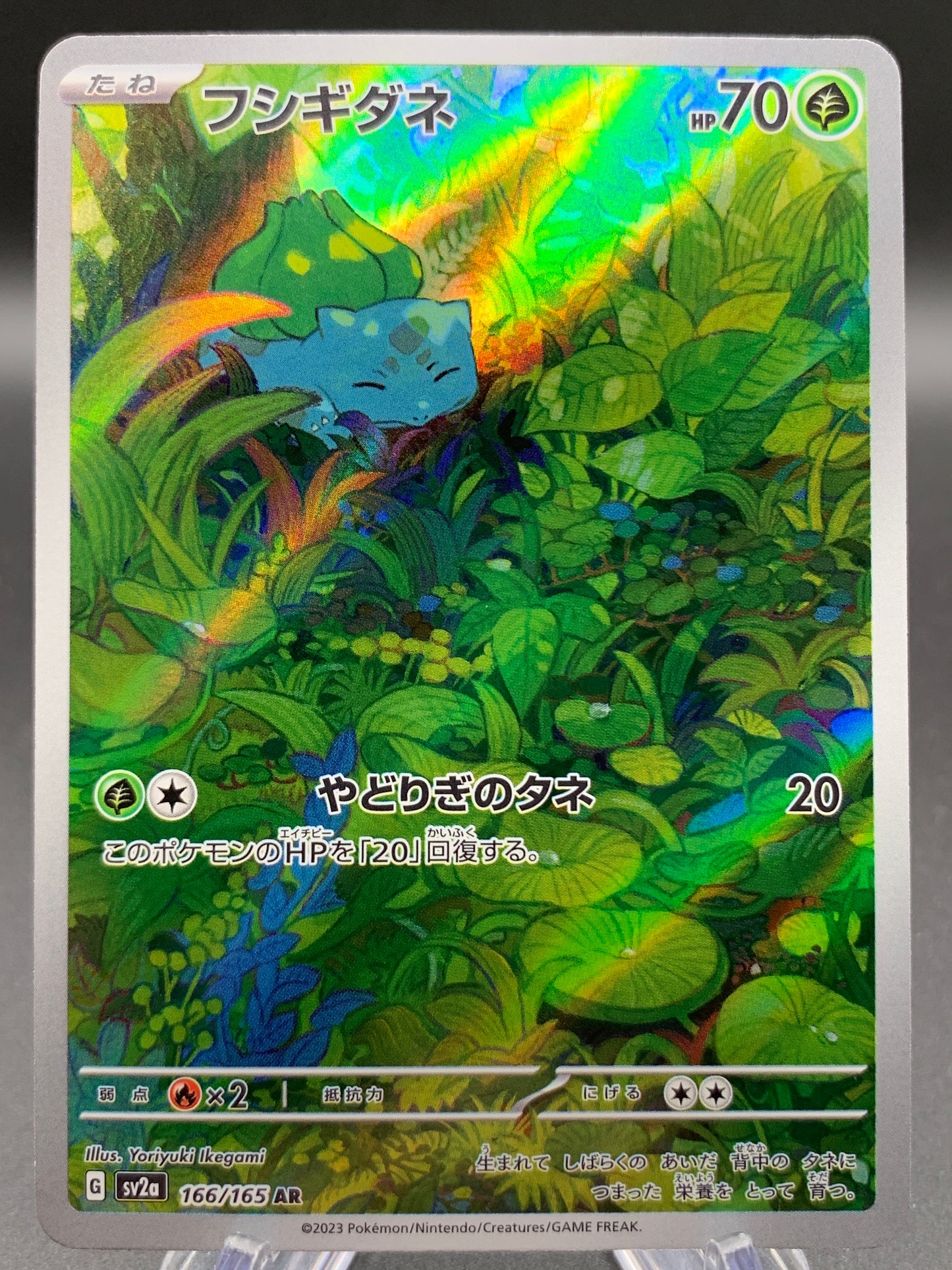 Pokémon TCG: 2023 Japanese Bulbasaur - 166/165 SV2a: 151