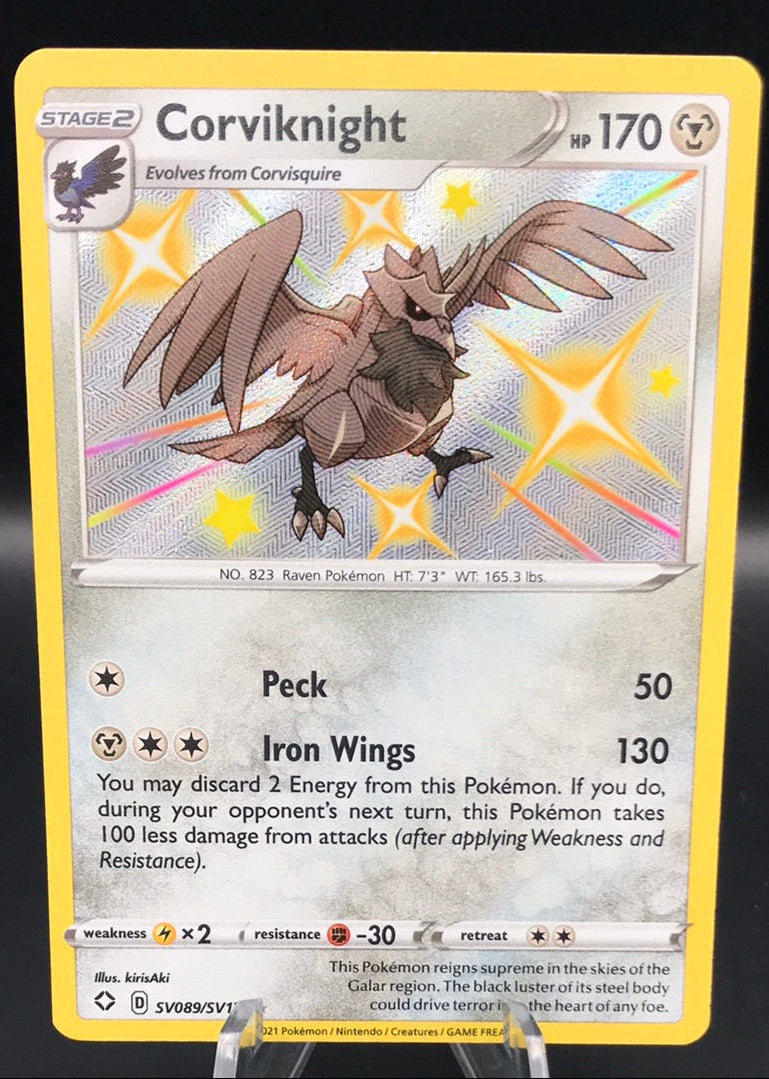Pokémon TCG: 2021 Corviknight - SV089/SV122 - SWSH: Shining Fates Shiny Vault