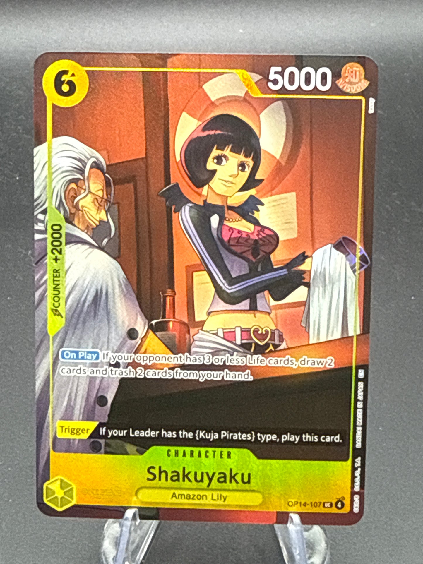 One Piece TCG: Shakuyaku OP14-107 One Piece Card Game Illustration Box Vol. 7 - One Piece Promotion Cards