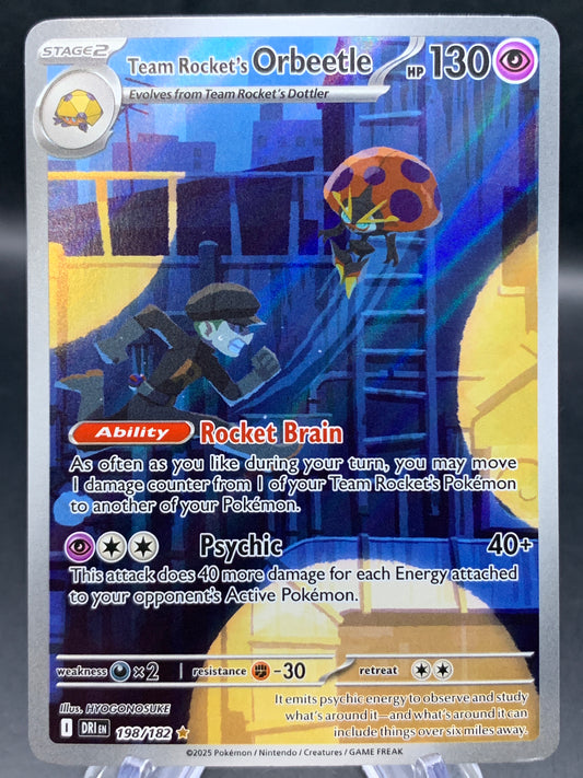 Pokémon TCG: 2025 Team Rocket's Orbeetle - 198/182 - SV: Destined Rivals