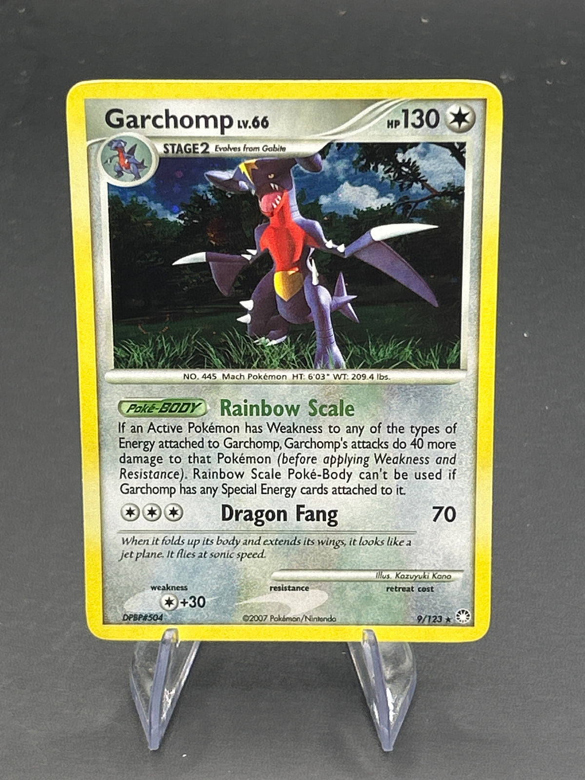 Pokémon TCG: 2007 Garchomp 9/123 Diamond & Pearl: Mysterious Treasures