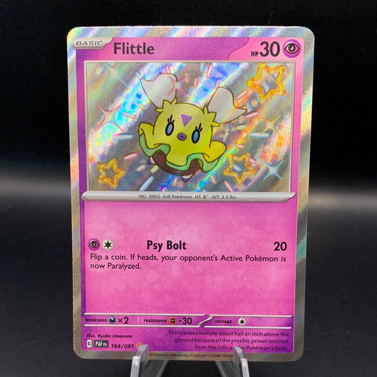 Pokémon TCG: 2024 Flittle 164/091 S&V Paldean Fates Baby Shiny